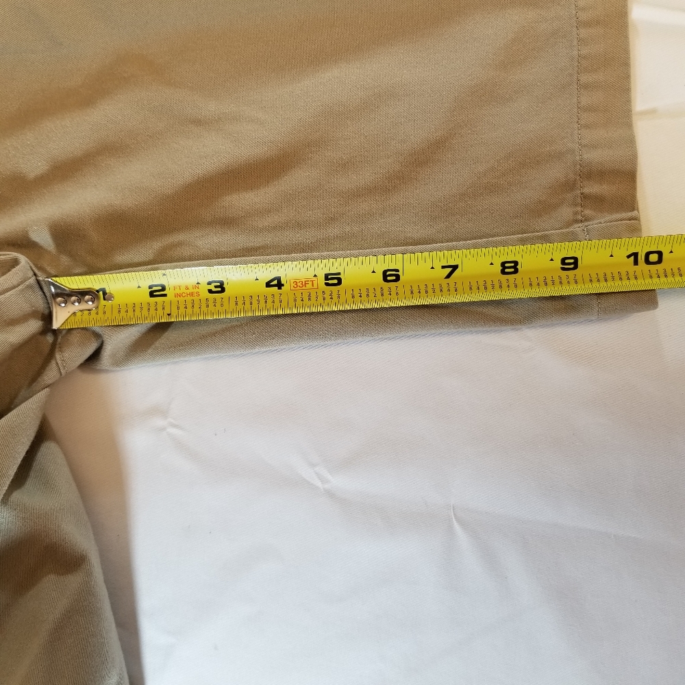 Lands' End Kids Boys Size 18 Khaki Adjustable Waist 4 Pockets - Picture 4 of 12